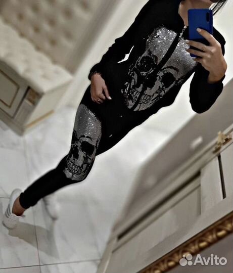 Спортивный костюм philipp plein стразы