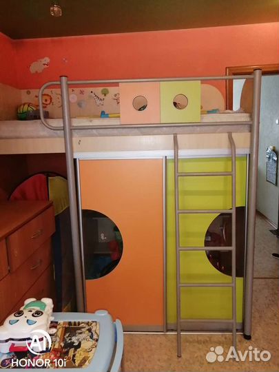 Детская кровать чердак