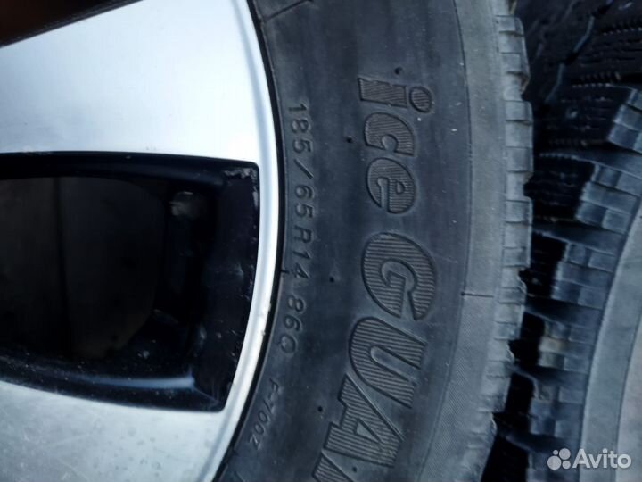 Продаю комплект летних колес 185/65 r 14