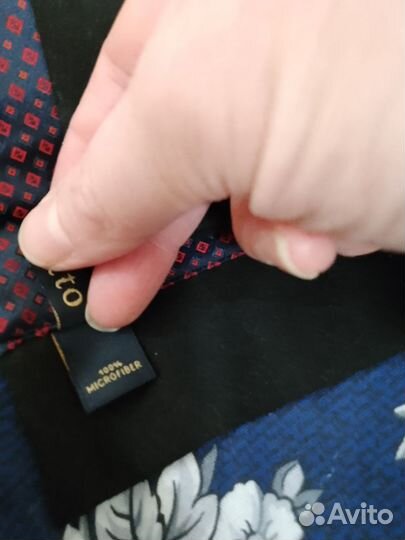 Шарф мужской красный, коричневый, черный