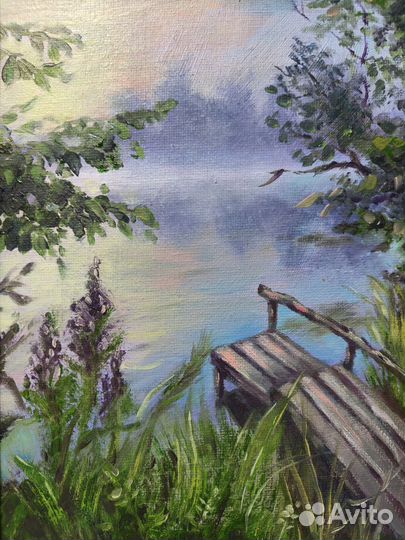 Картина маслом на холсте Рассвет