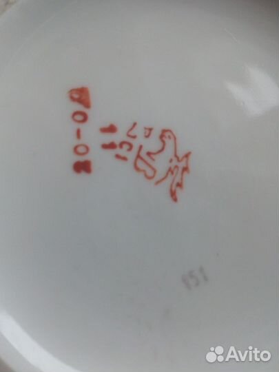 Чайный сервиз Вербилки СССР и набор для варенья