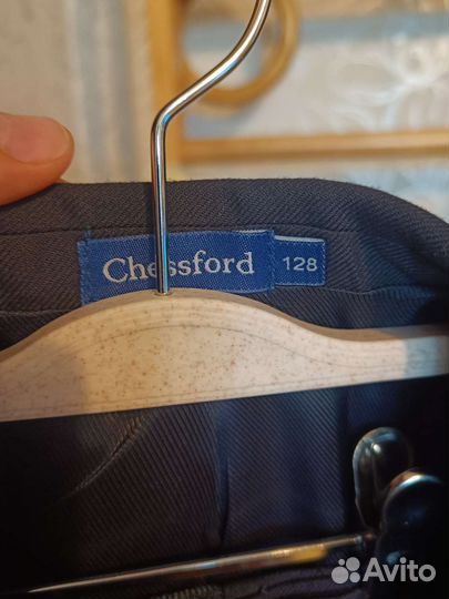 Школьный костюм для мальчика синий 128