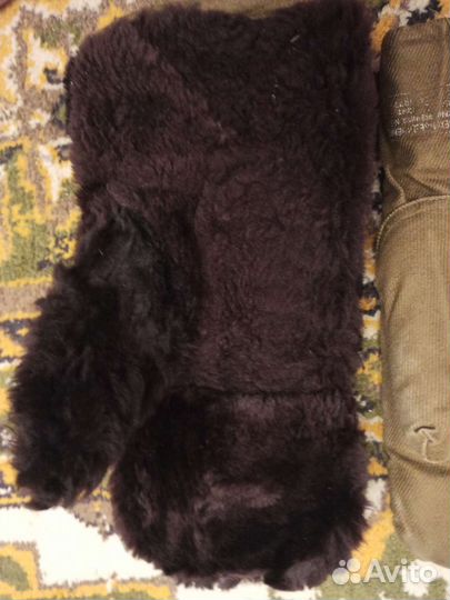 Рукавицы меховые, военные, новые