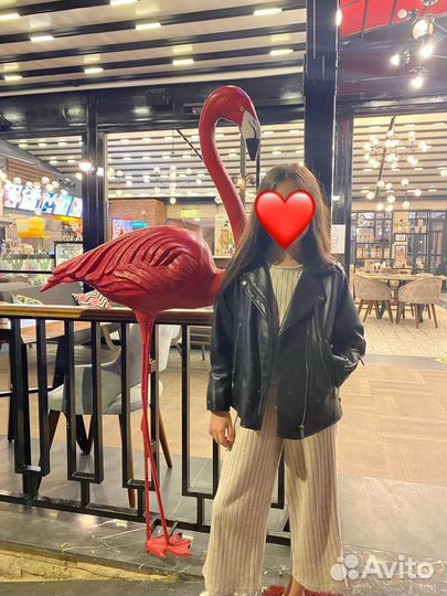 Куртка кожаная для девочки 122