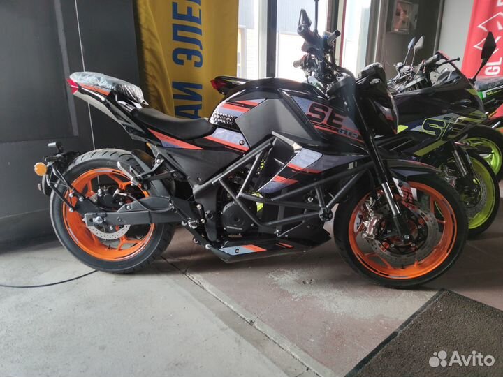 Электромотоцикл SE GTR (без акб) черный