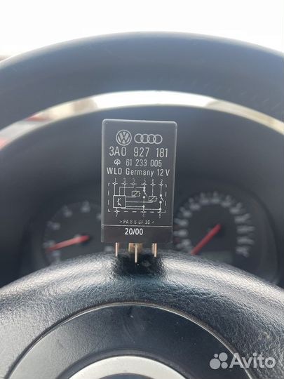 Реле стартера Vw Bora 3A0927181