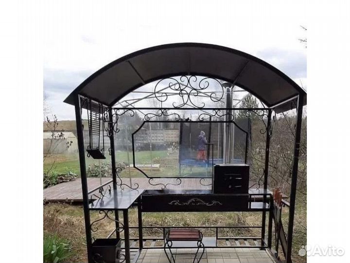 Мангал беседка для дачи
