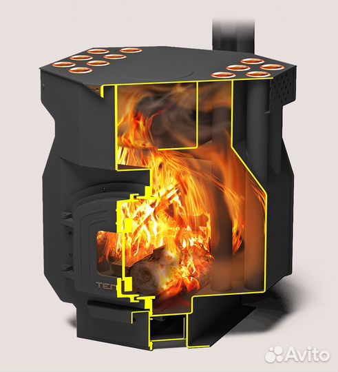 Отопительная печь топ-драйв-150