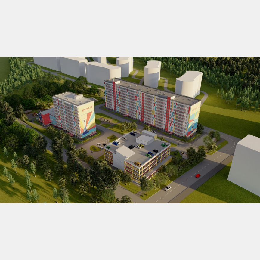 1-к. квартира, 58,3 м², 9/10 эт.