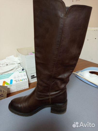 Сапоги женские натуральная кожа весна осень