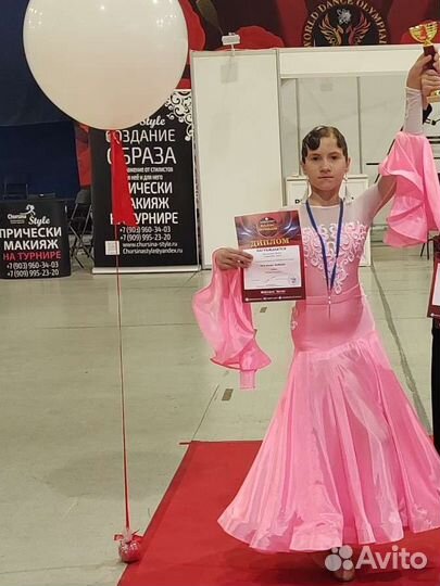 Платье для танцев стандарт ю1