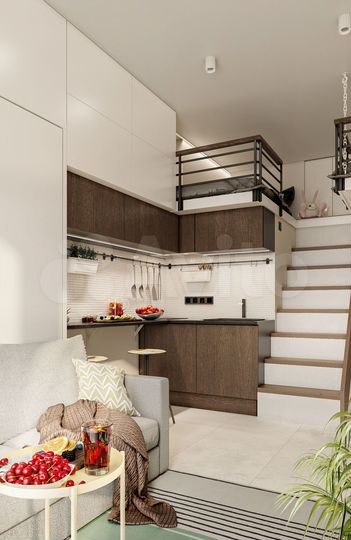 Апартаменты-студия, 21,2 м², 8/9 эт.