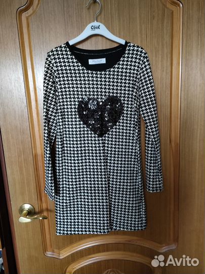 Платье туника для девочки рост 146 см