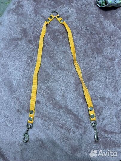 Поводок-сворка двойной для собак