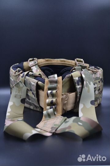 Боевой разгрузочный пояс с баллистикой мульт+лямки