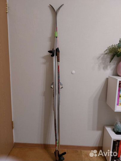 Лыжи палки ботинки