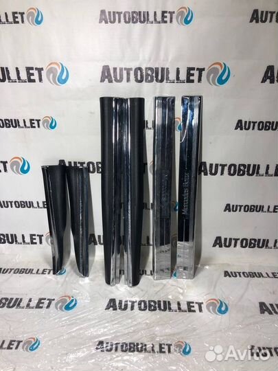 Накладка на порог салона Mercedes Cls W219