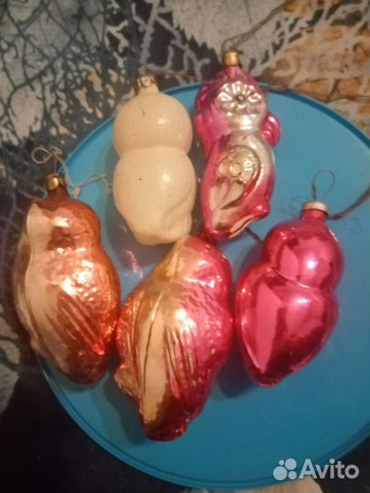 Елочные игрушки СССР