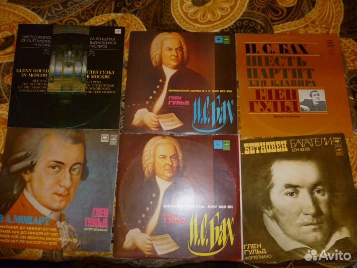 Виниловые пластинки классика Горовиц Хейфец Gould