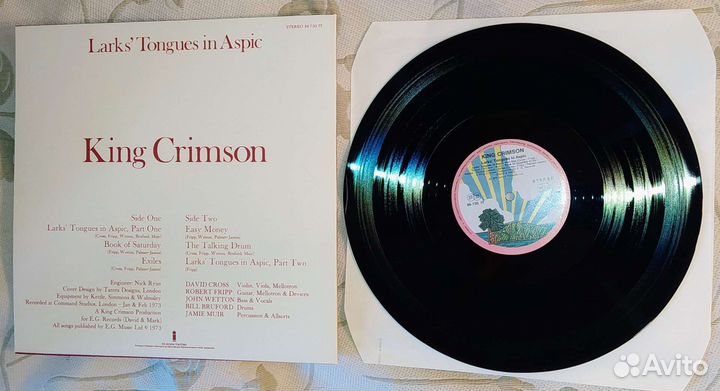 King Crimson Larks' Tongues In Aspic Germ