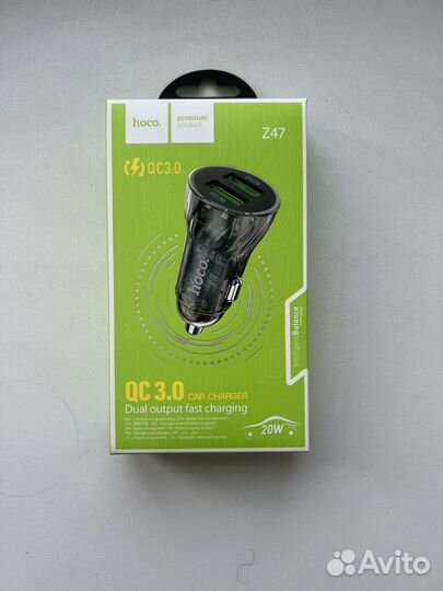 Hoco зарядка для машины