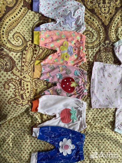 Вещи для девочки 62-68 пакетом