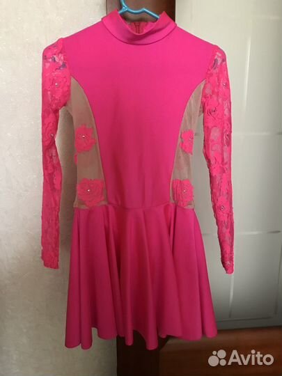 Платье для выступлений фигурное катание рост 134