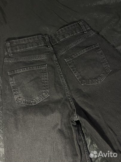 Джинсы широкие, женские