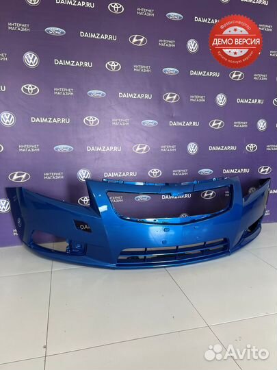 Бампер передний Chevrolet Cruze (2009) / синий