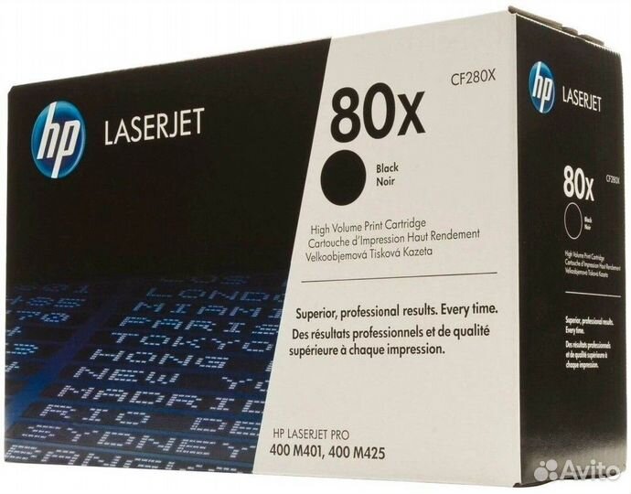 Картридж HP CF280X (80X) оригинальный