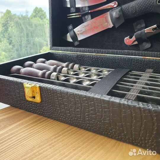 Шашлычный набор Кизляр #8 чёрный