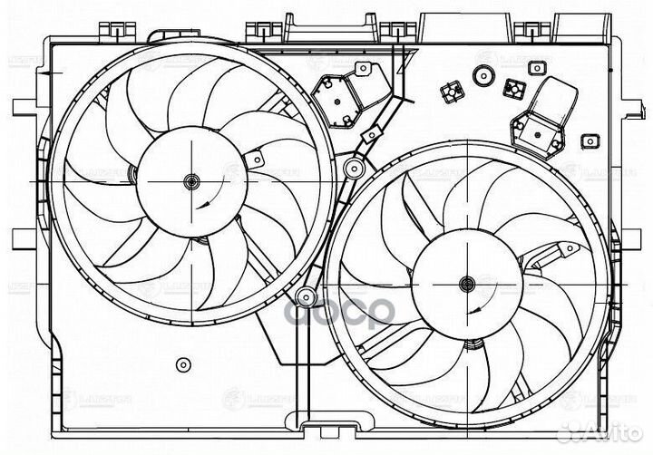 Э/вентилятор охл. для а/м Fiat Ducato (06) /PSA