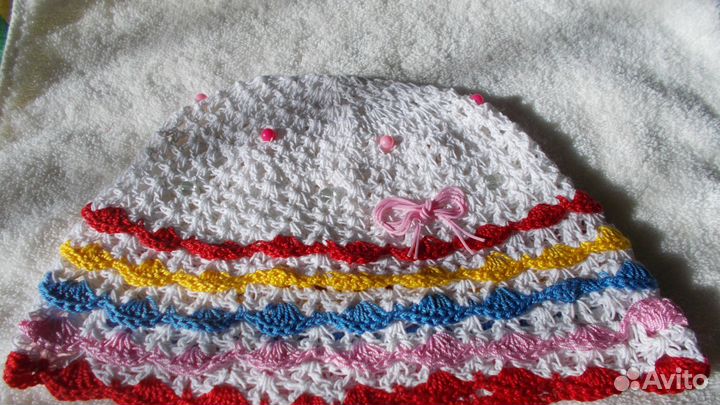 Шапочка летняя женская и детские