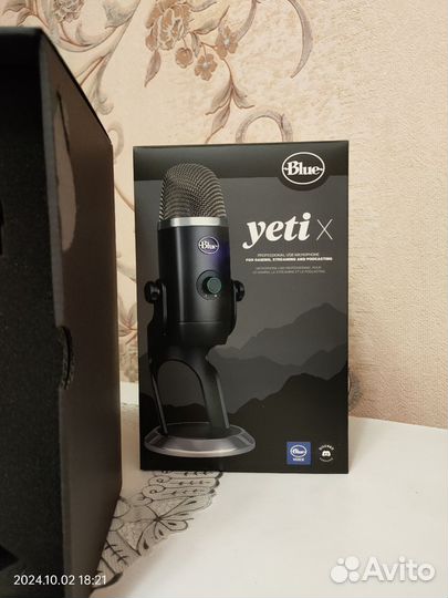 Студийный конденсаторный микрофон Blue Yeti X