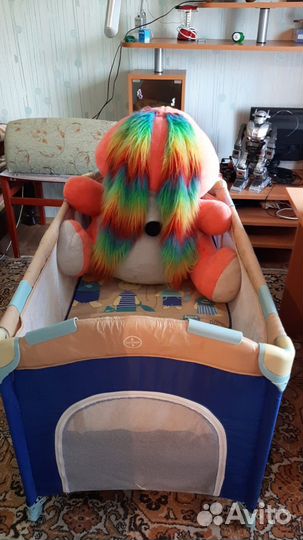 Детская кровать манеж с матрасом