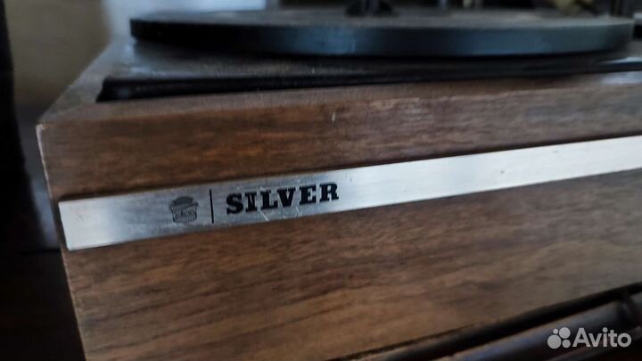 Проигрыватель + магнитофон silver ss1000 япония