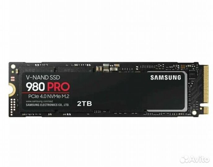 2 тб Внутренний SSD диск Samsung brake 980 PRO (MZ