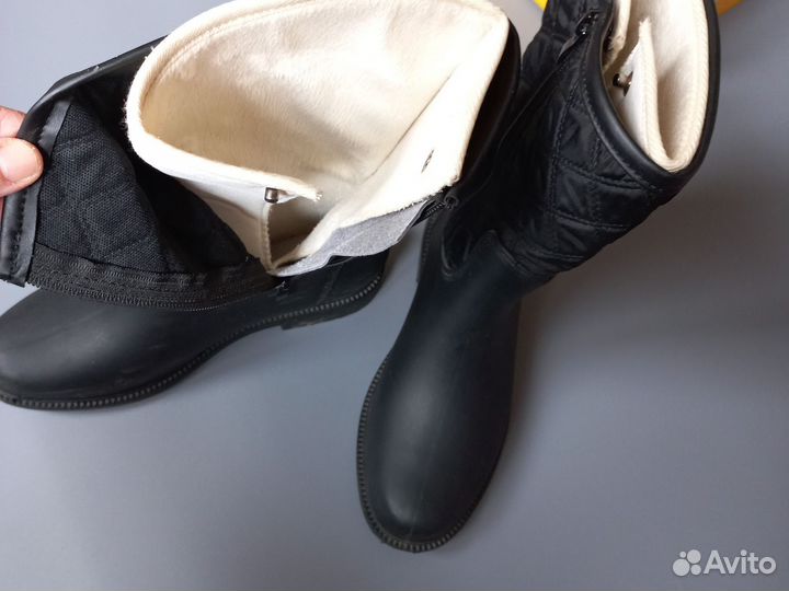 Резиновые сапоги женские высокие на 36 Россия