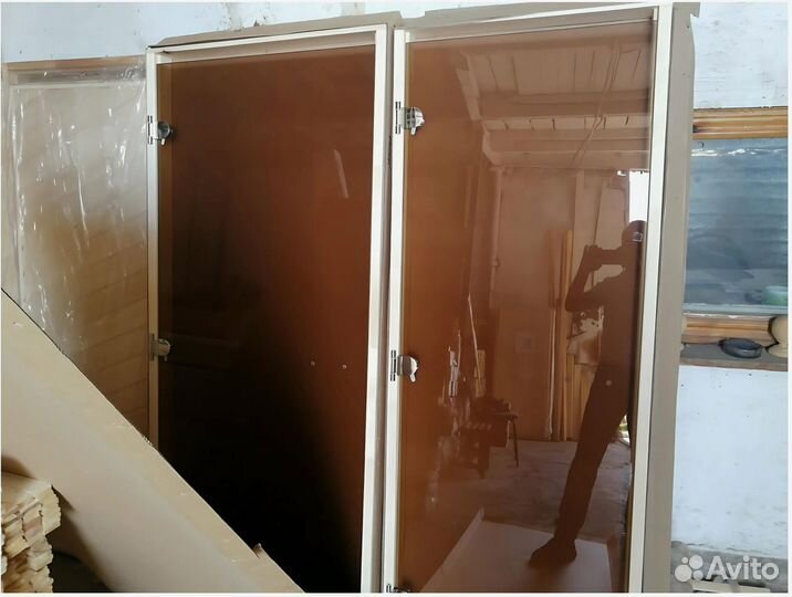 Стеклянные двери для бани, 680*1800, 780*1800