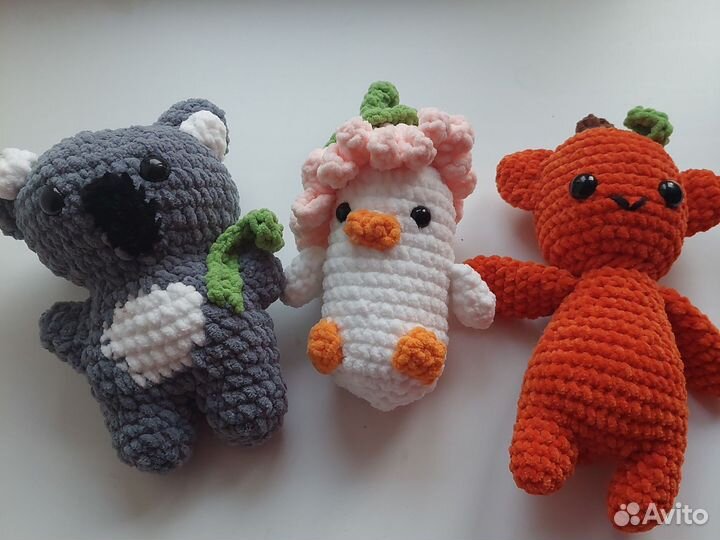 Игрушки вязаные handmade