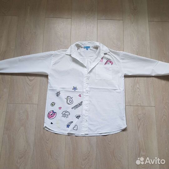 Рубашка на девочку 152