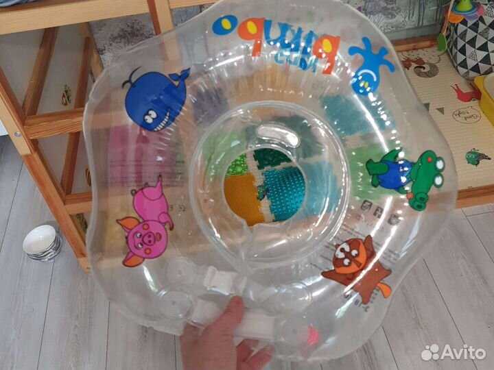 Круг надувной на шею для купания