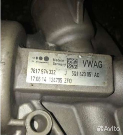 Рулевая рейка электро Шкода Октавия а7, Гольф 7