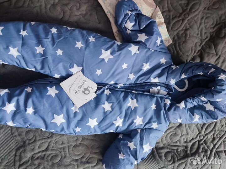 Демисезонный новый комбинезон 62 размер