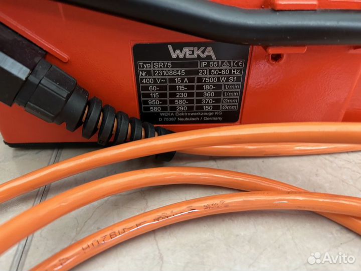 Weka sr75 Jumbo мотор алмазного сверления