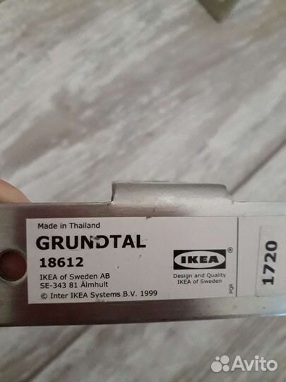 Релинги никелированные + крючки