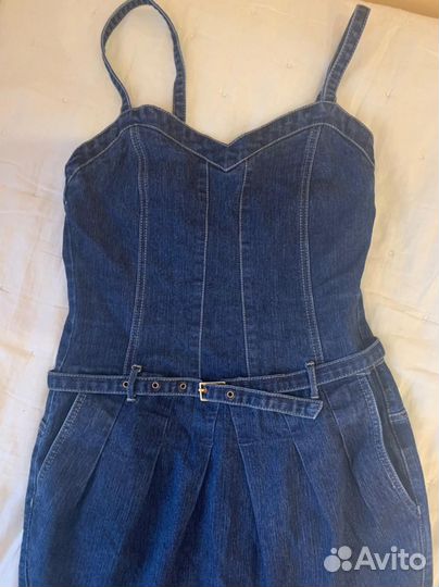 Джинсовый сарафан apart