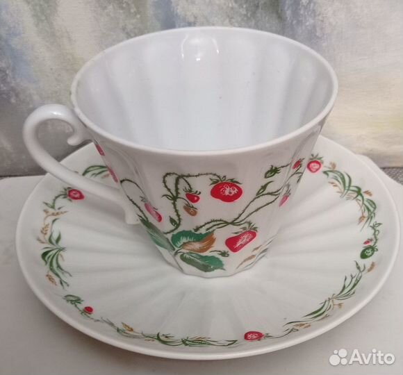 Чайная пара лфз ручной росписи