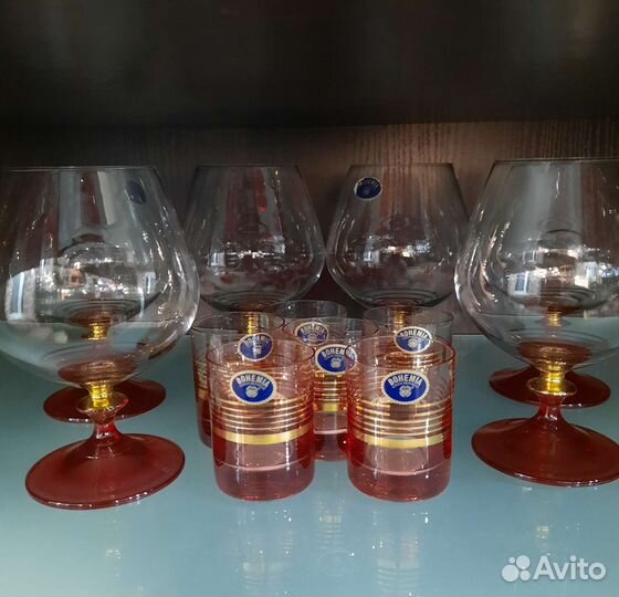 Набор бокалы и стопки Bohemia 12 шт